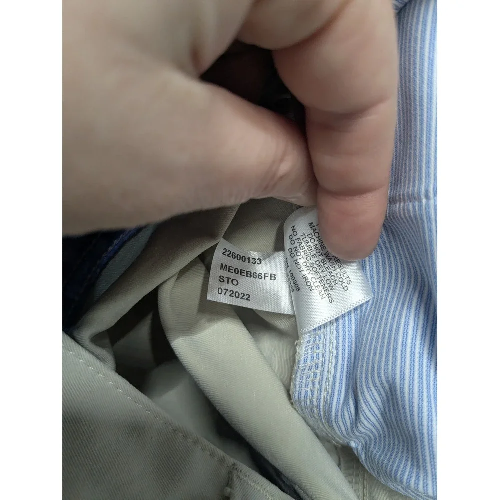 Peter Millar EB66 Performance Five-Pocket Pants Mens 44x32 Stone ME0EB66FB